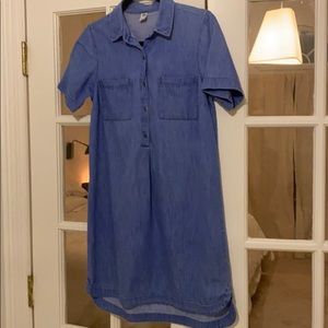 Old Navy shirt dress. Knee length